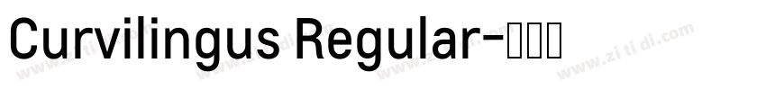 Curvilingus Regular字体转换